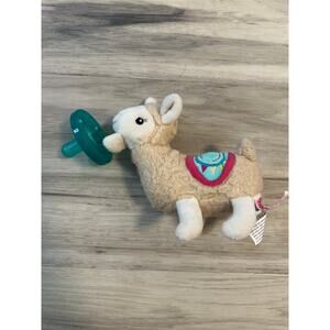 MARY MEYER WubbaNub Soothing Pacifier Plush - Lily Llama Infant Binky